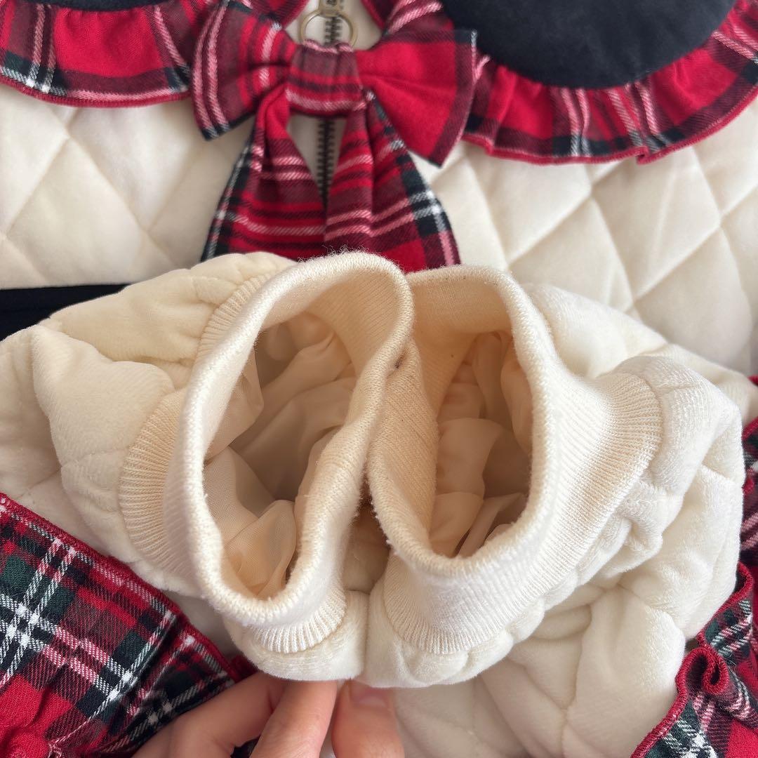 axes femme kawaii フリルキルティングブルゾン