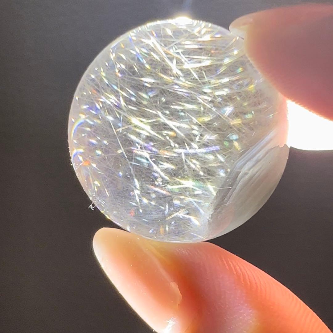 シルバールチルクォーツ/ブルッカイトインクォーツ/rutile