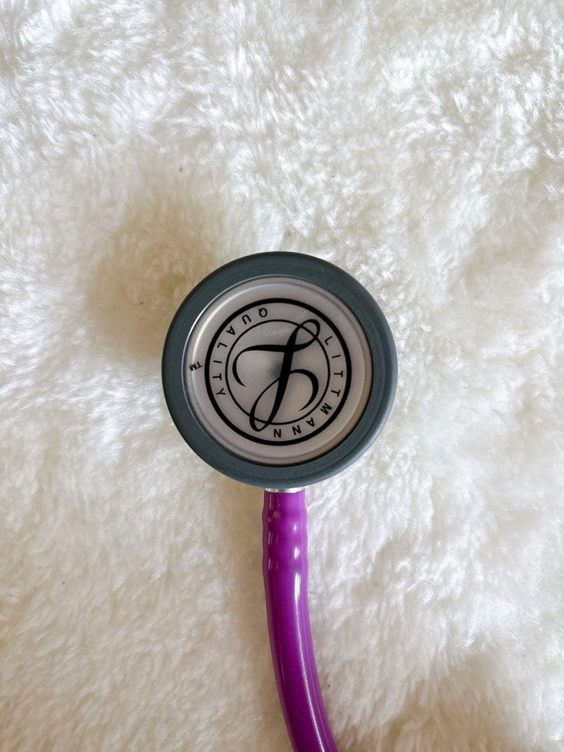 ⚠️あづき⚠️紫色ダブルチューブ聴診器