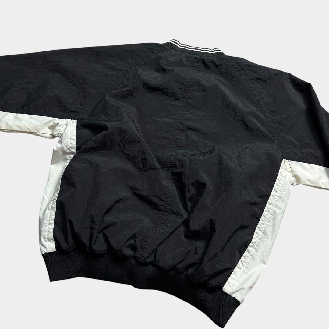 (美品)90s NIKE ナイキ 銀タグ ナイロンプルオーバー ジャケット 丸首