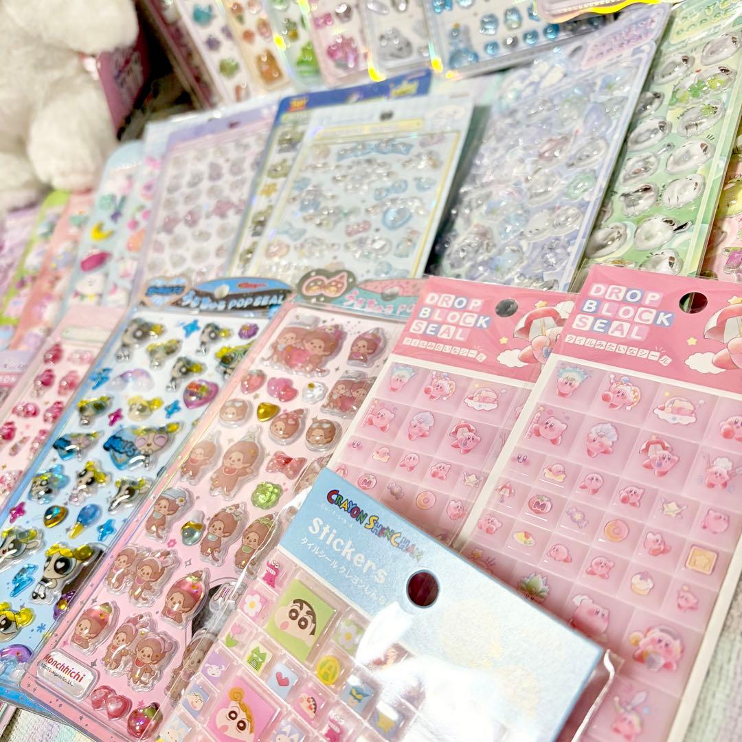 ボンボンドロップシール シール　うるちゅる　タイルシール　サンリオ ディズニー