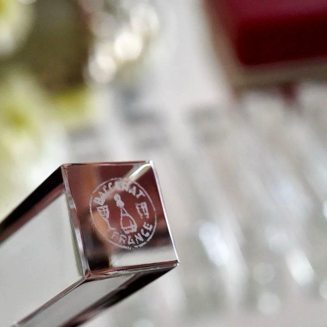 美品★オールドバカラBACCARATカトラリーレスト★箸置き 12本★クリスタル