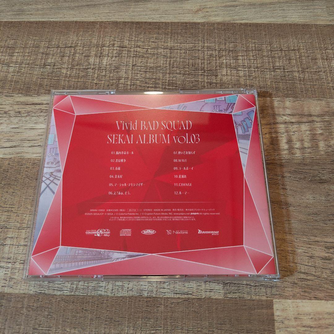 プロセカ SEKAI ALBUM vol.3 5枚セット