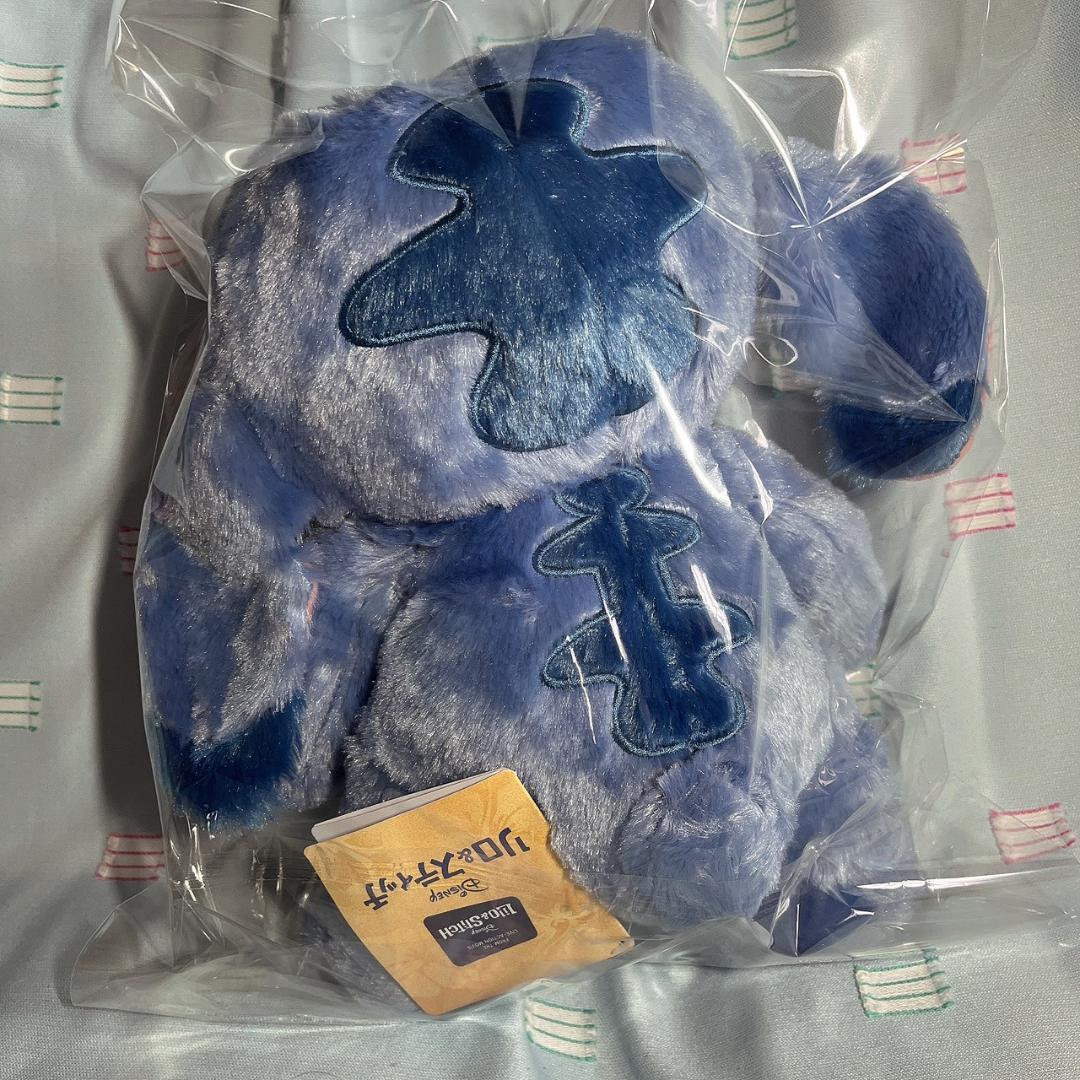 ラスト1【スティッチ】FukuFuku 超超BIG・ Lぬいぐるみ・スクランプ