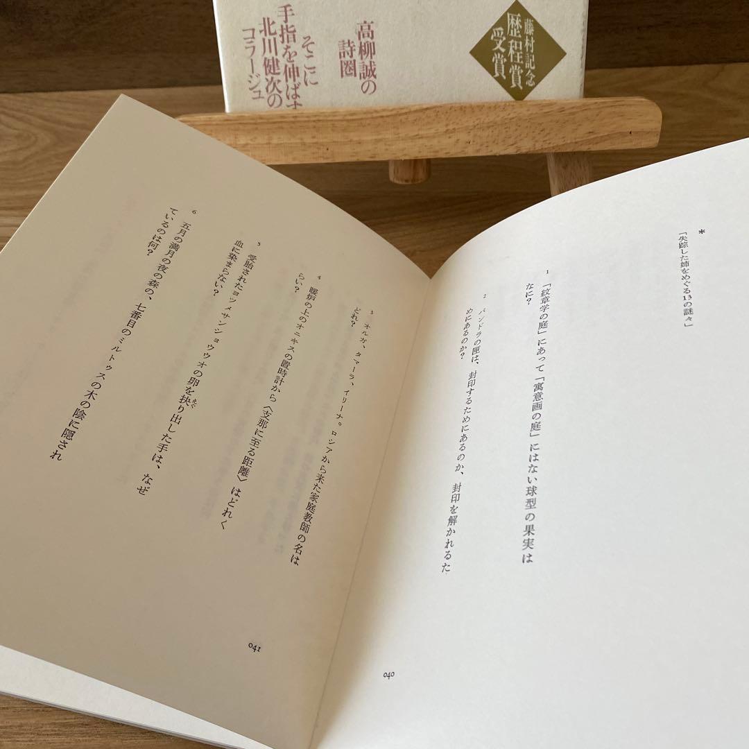 月光の遠近法　星間の採譜術　触感の解析学　高柳誠　詩　3冊セット