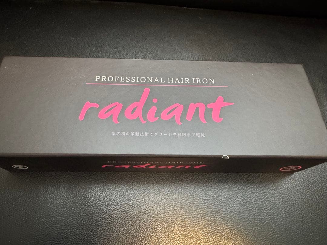 新品・Radiant シルクプロアイロン 28mm レッド LM-125-R