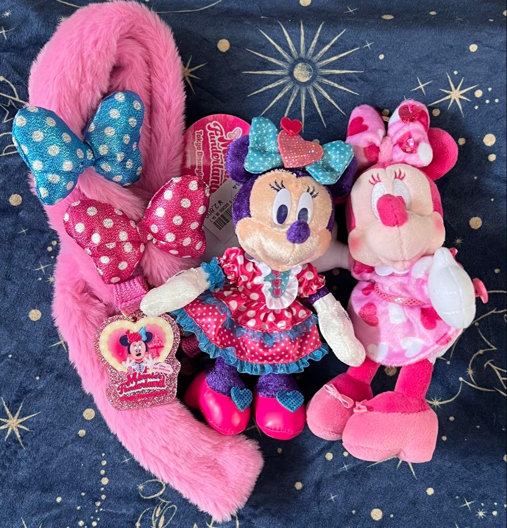 ディズニー パルパル 2026 ミニー ネックストラップ ぬいば セット