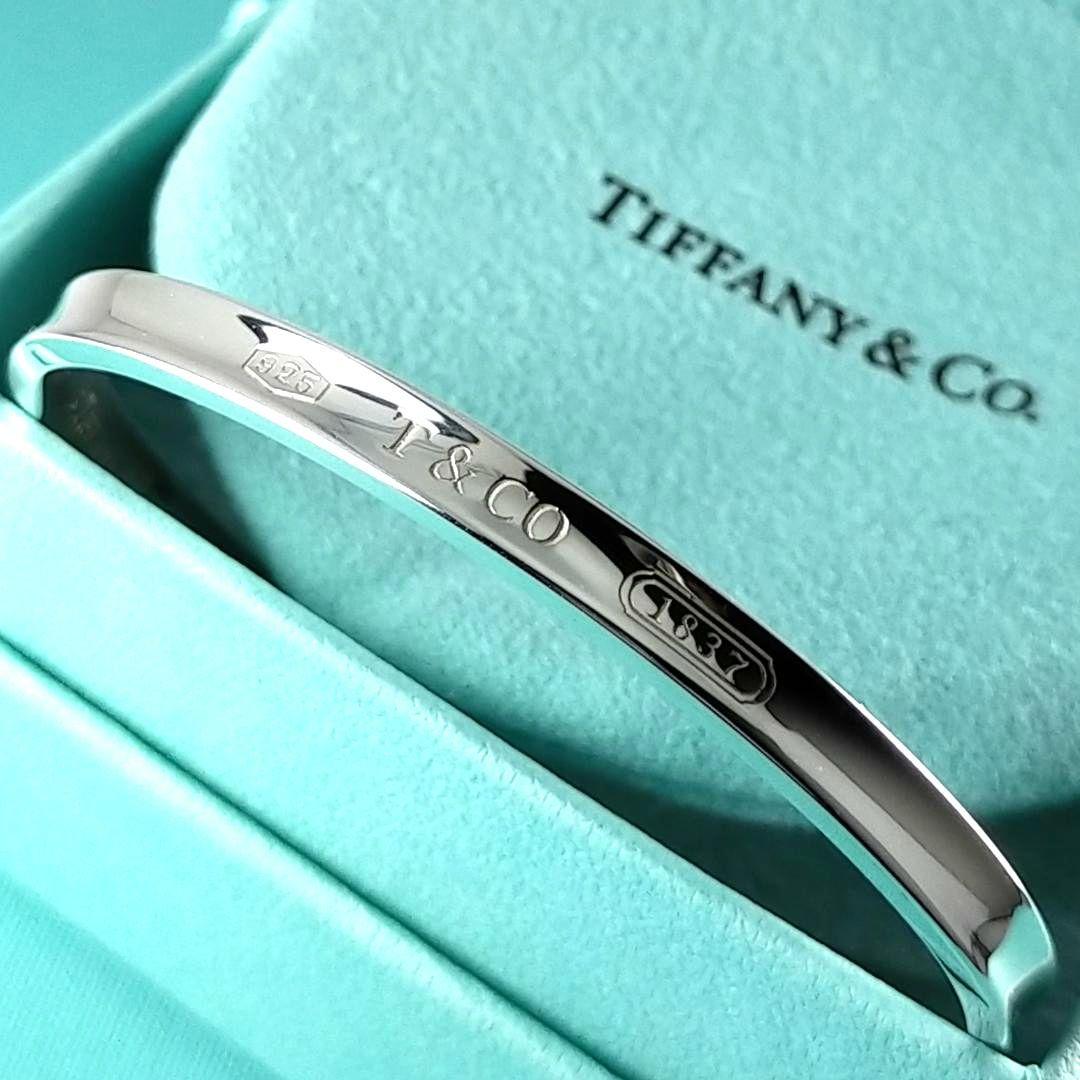 ★SALE★【ティファニー】１８３７　ナロー　カフ　バングル　2404
