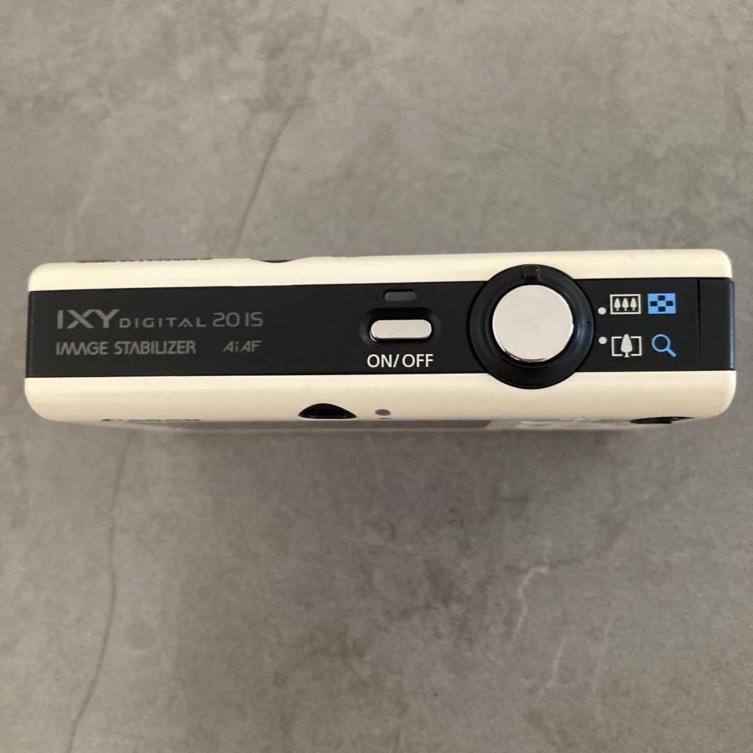 【Canon】IXY DIGITAL20IS コンパクトデジタルカメラ ホワイト
