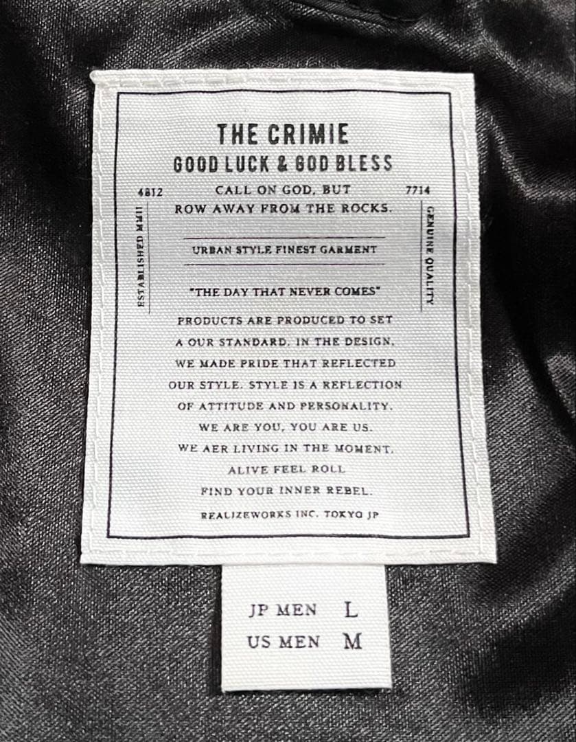 クライミー コーチジャケット　ラディアル グラッドハンド ギャングスタービル