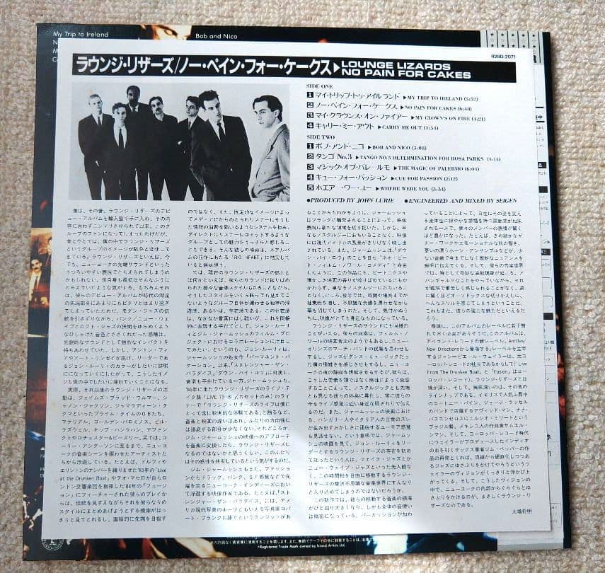 Lounge Lizards LPレコード 見本品 含む