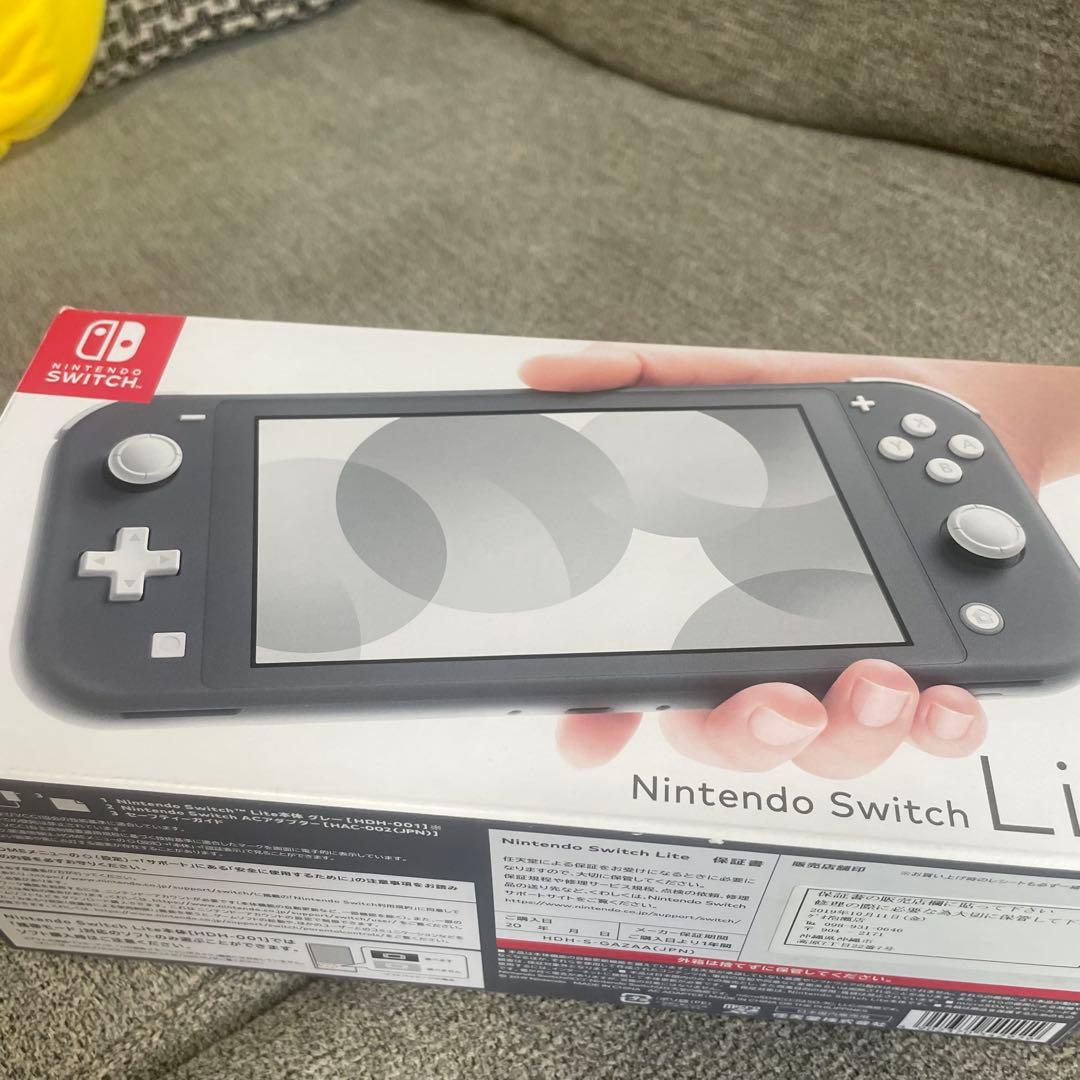 【完品】Nintendo Switch Lite グレー 中古品
