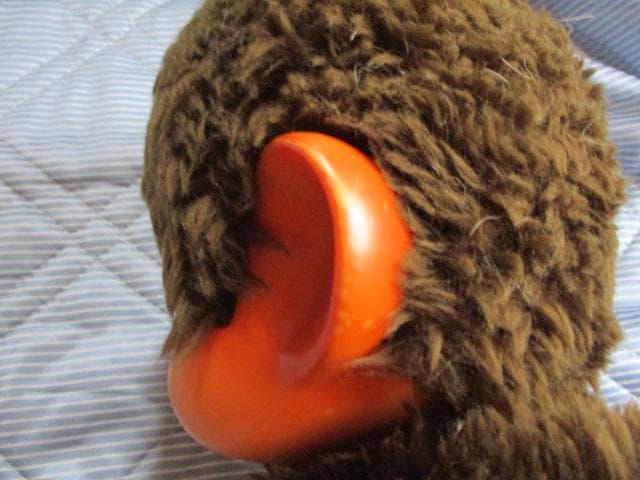 モンチッチ　ぬいぐるみ２体 セキグチ　泣き顔 赤いスタイ　男の子 BIGサイズ