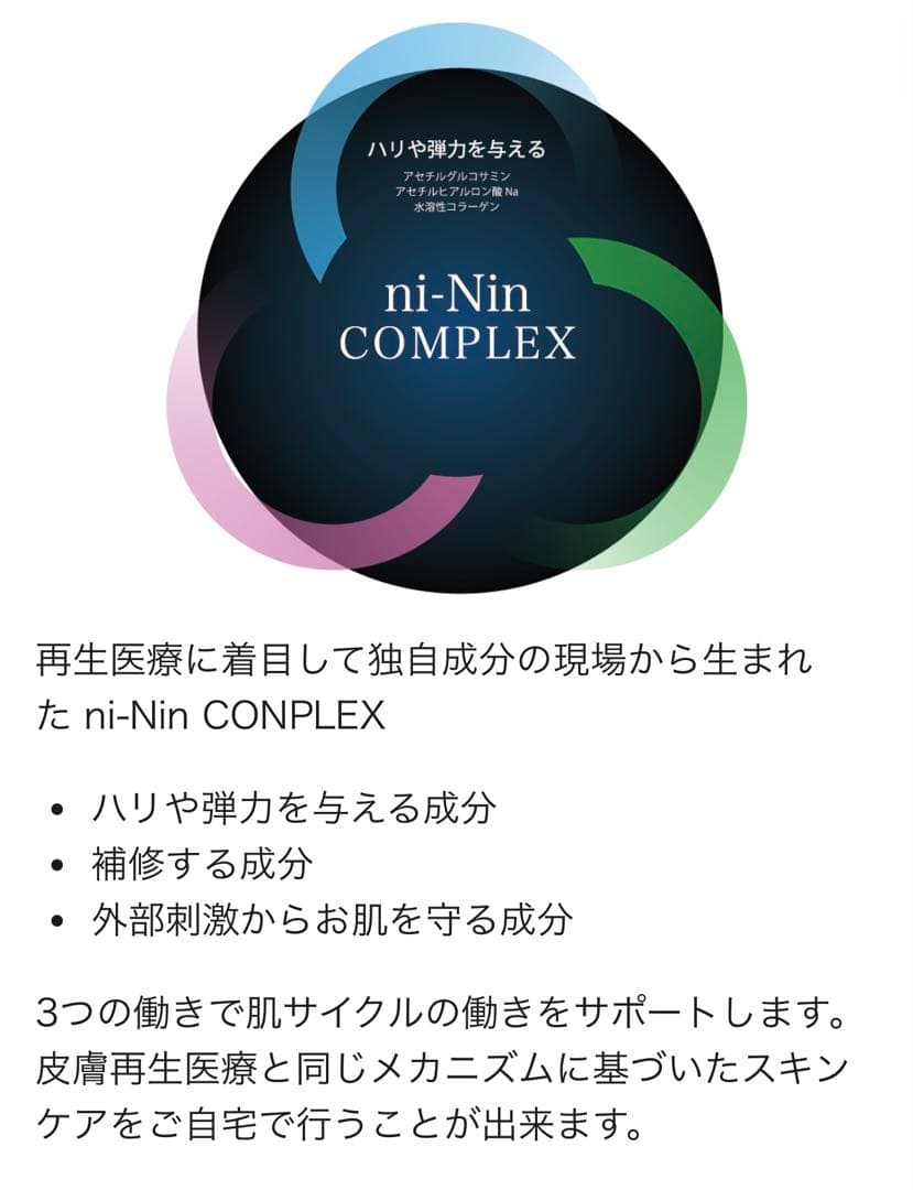 ni-Nin (ニーニン)プレミアムグロース 30日分 奥菜恵プロデュース美容液