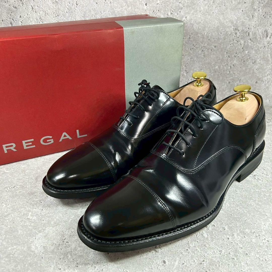年末限定価格【箱付 美品】REGAL ストレートチップ 41EL レザー 革靴