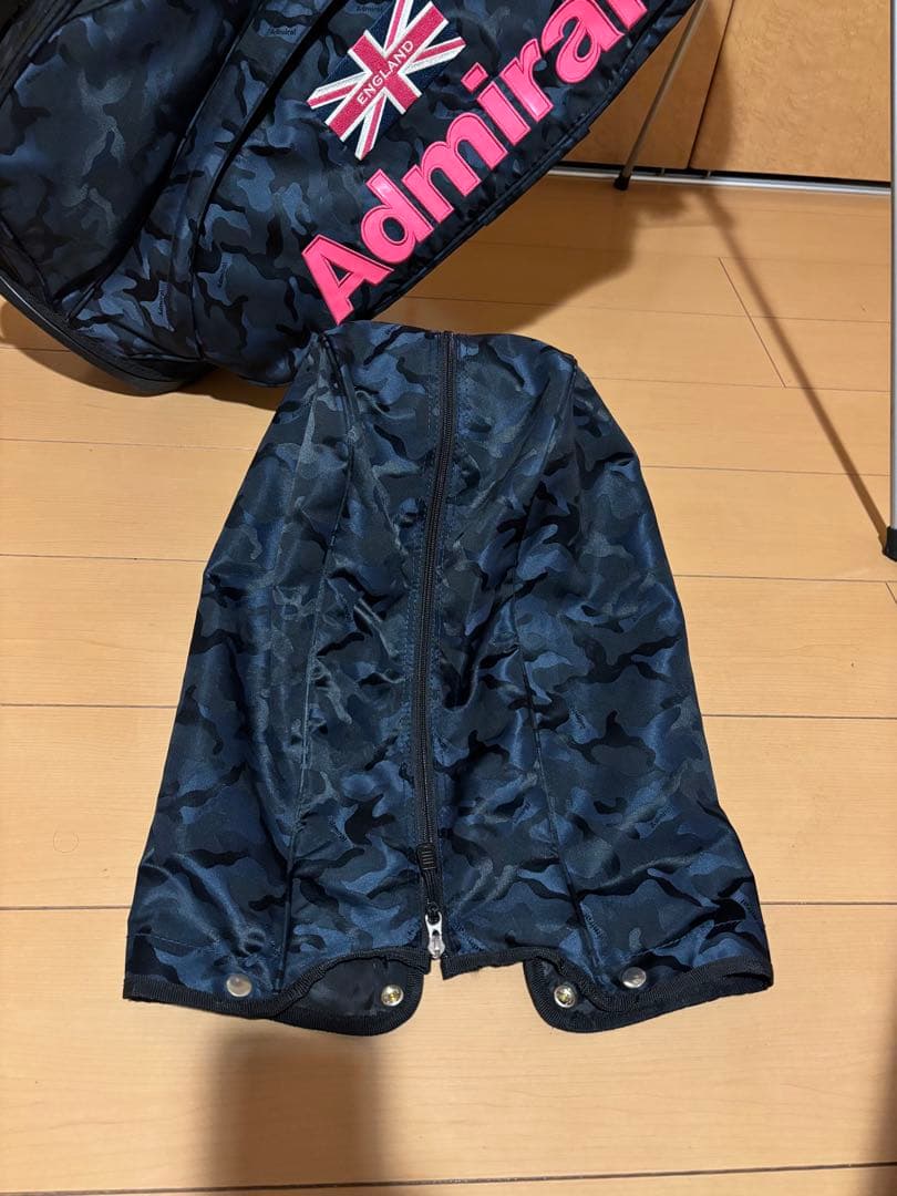 Admiral 迷彩柄スタンドキャディバッグ