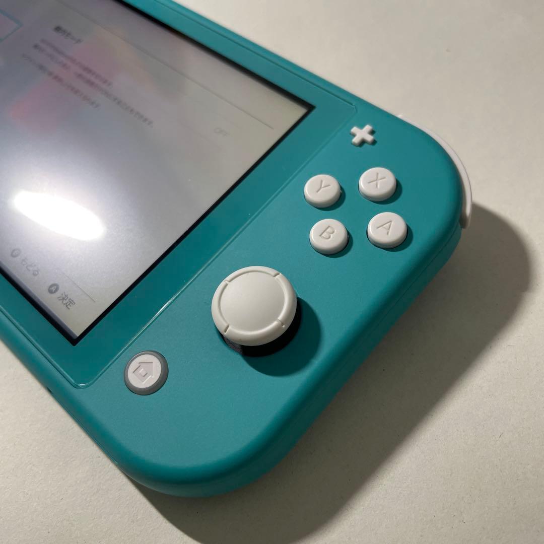 Nintendo Switch Lite ターコイズ 美品 SDカード ケース付