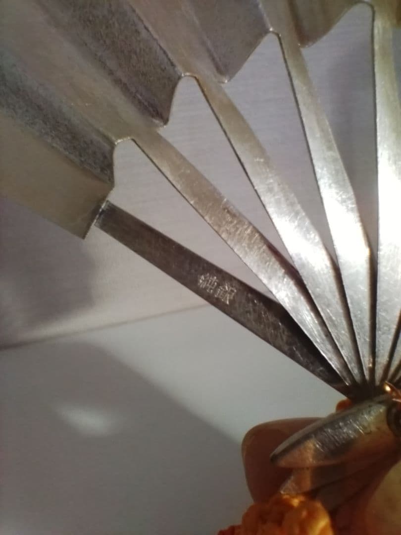 純銀　扇　扇子 　約35g　1枚