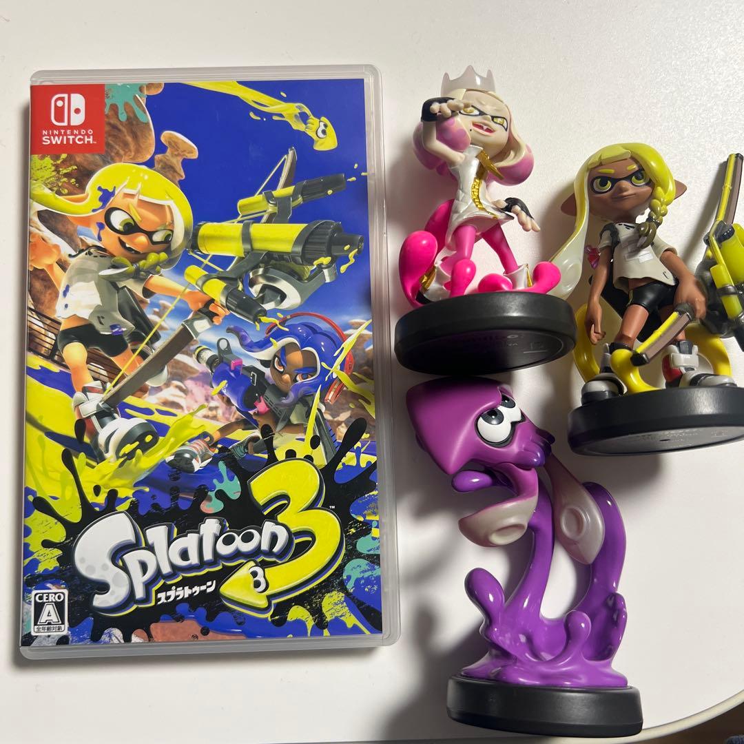 Switch スプラトゥーン3 amiibo3つセット