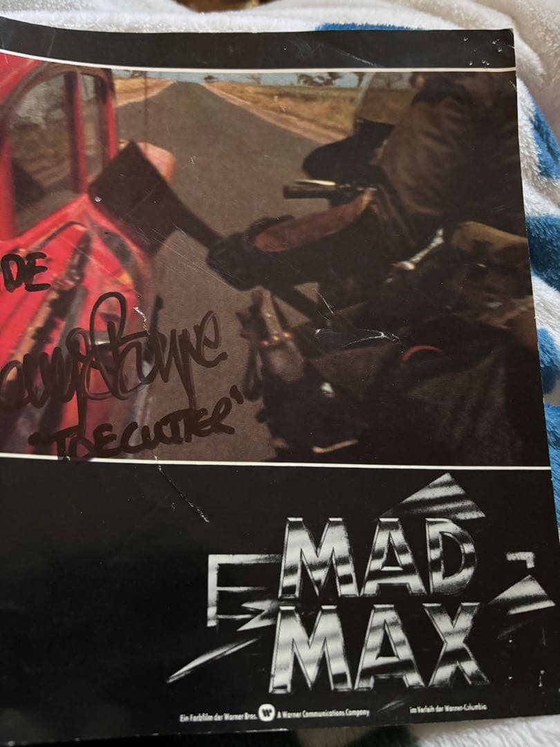 激レアMadMax トゥカッター　イモータンジョーサイン入り　マッドマックス