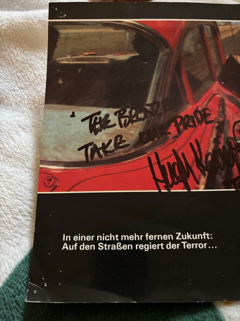 激レアMadMax トゥカッター　イモータンジョーサイン入り　マッドマックス