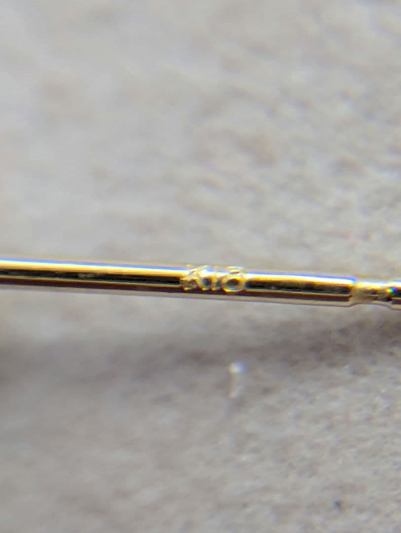 限定Sale！K18YG ♢片耳用♢天然 ダイヤモンドピアス