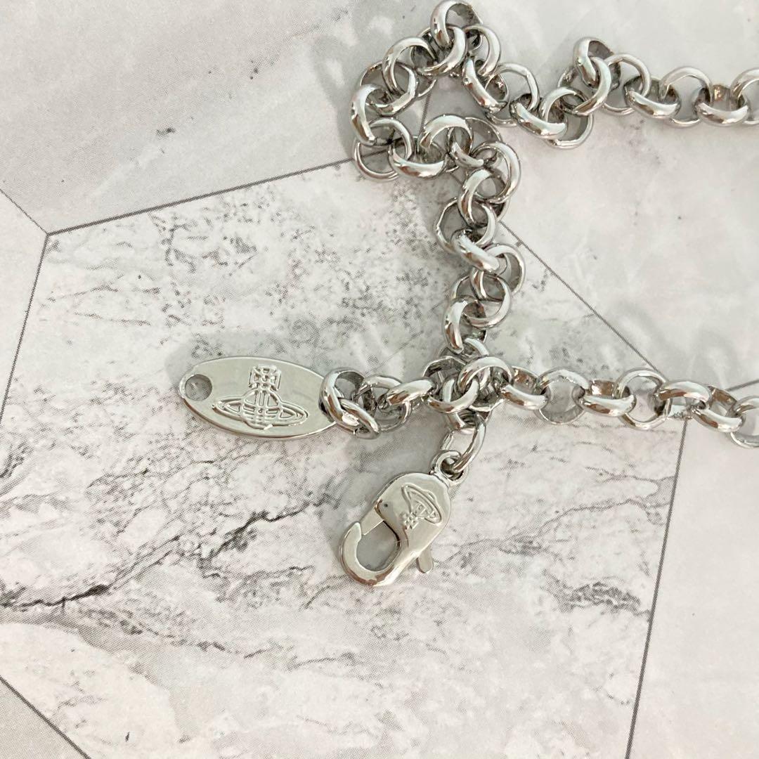 Vivienne Westwood｜スモールオーブネックレス　シルバー×ブラック