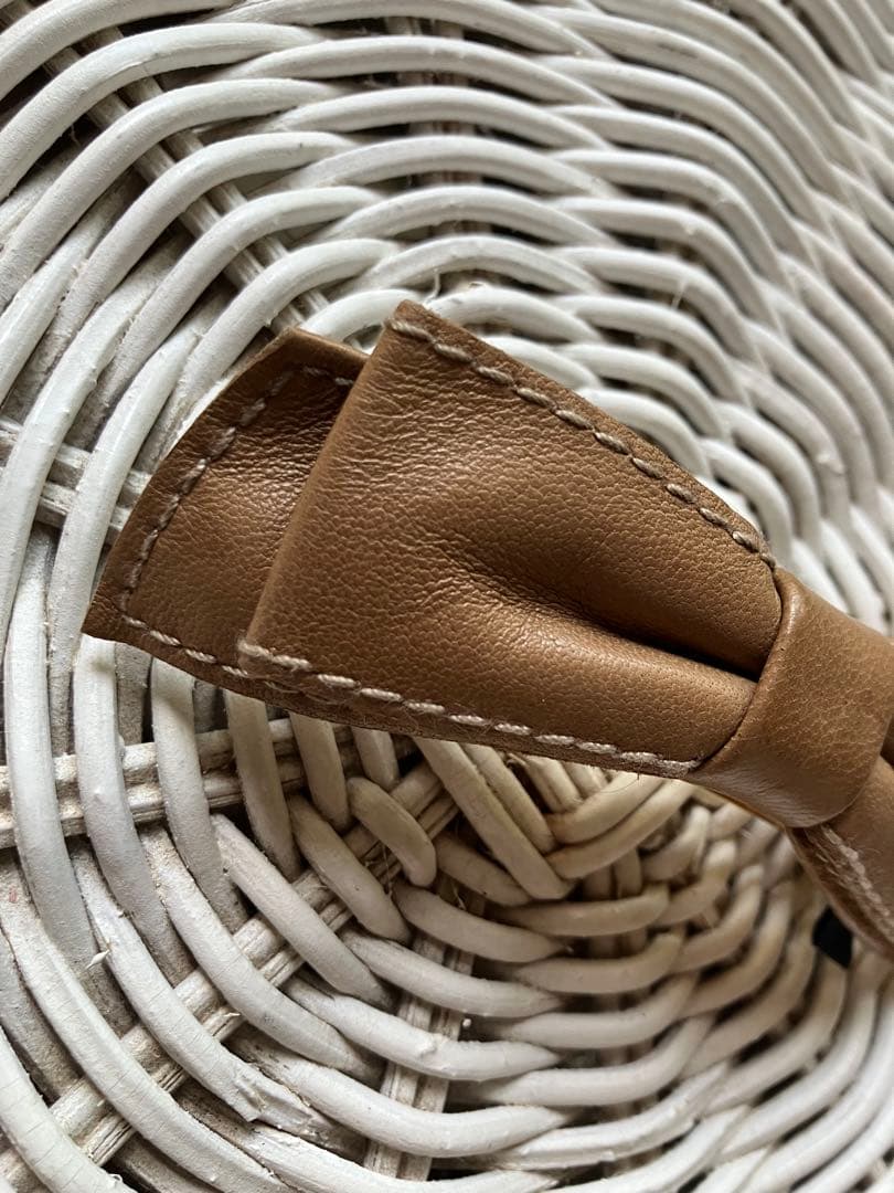 レア❤️リアルレザー❤️ALEXANDRE de PARIS ❤️リボンバレッタ