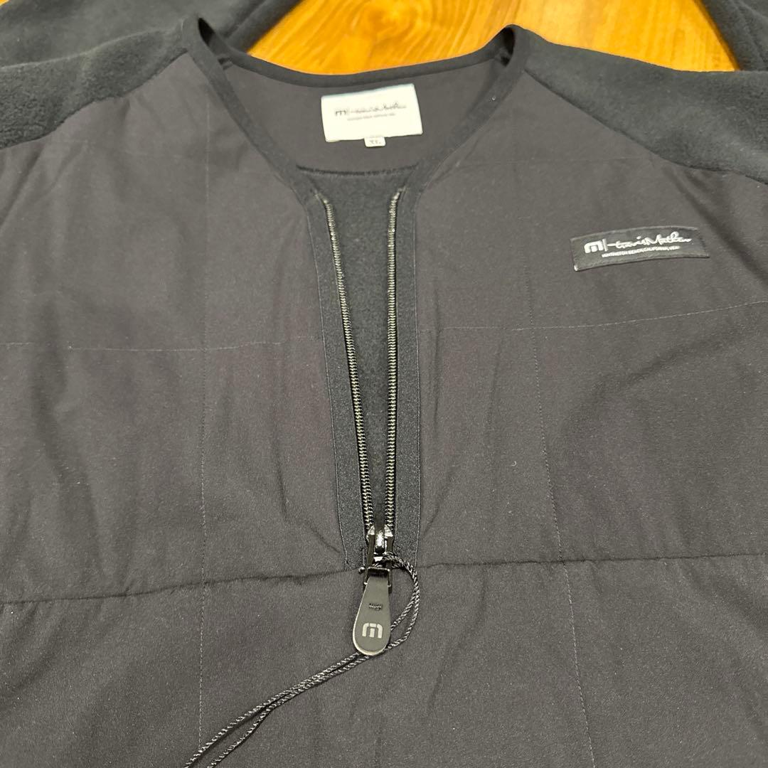 travismathew 黒 XL ジップ　フリースジャケット