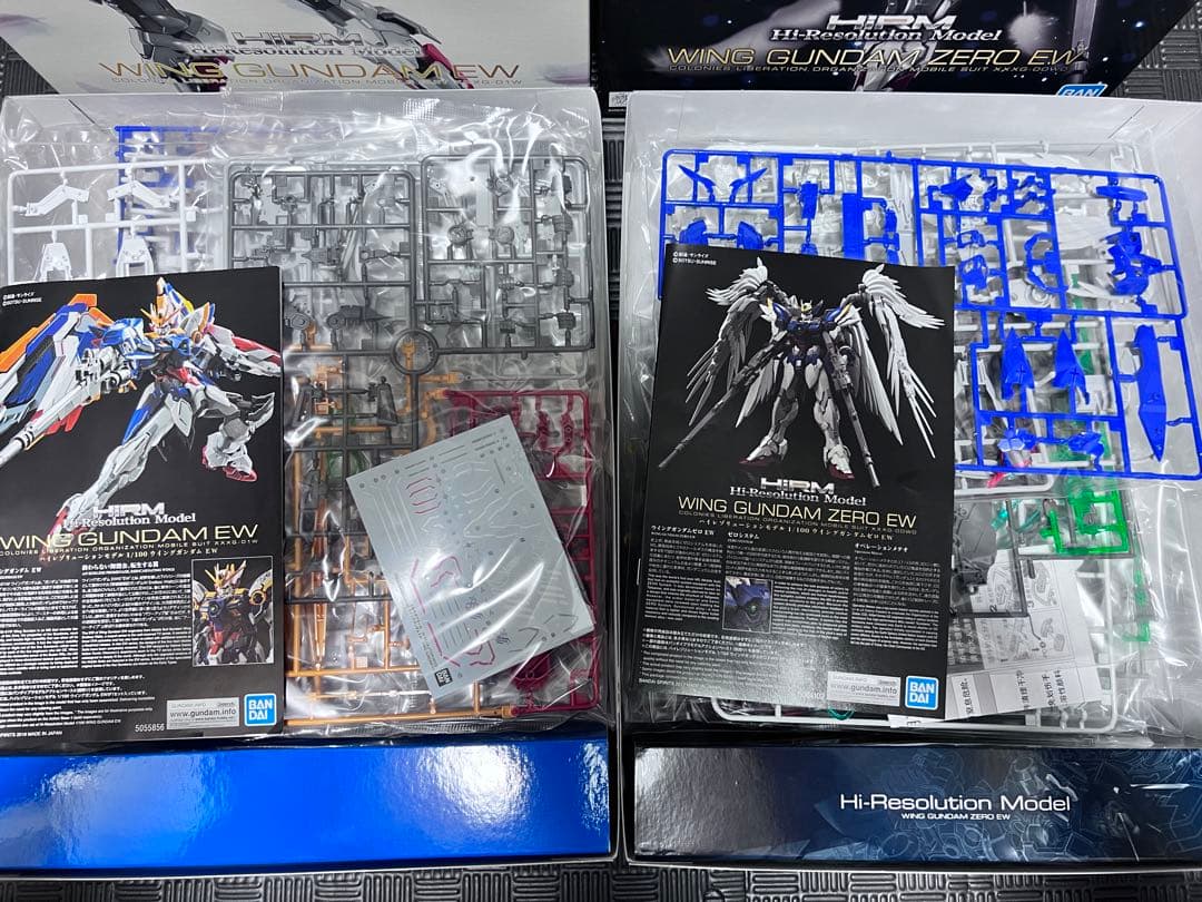 HiRMハイレゾリューションモデル ウイングガンダム& ウイングガンダムゼロEW