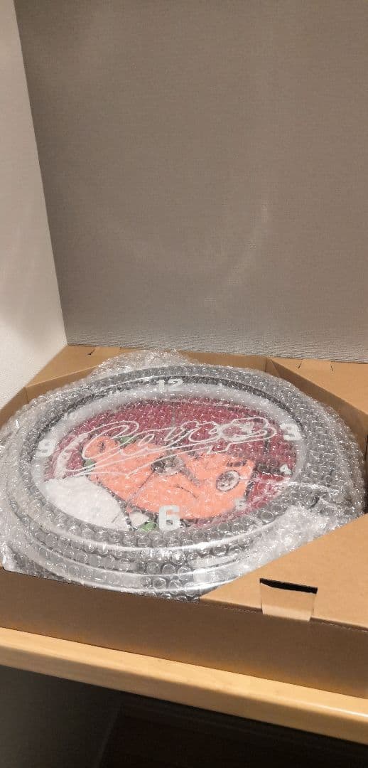 広島カープ 公式グッズ 2025 LEDネオンクロック 壁掛時計