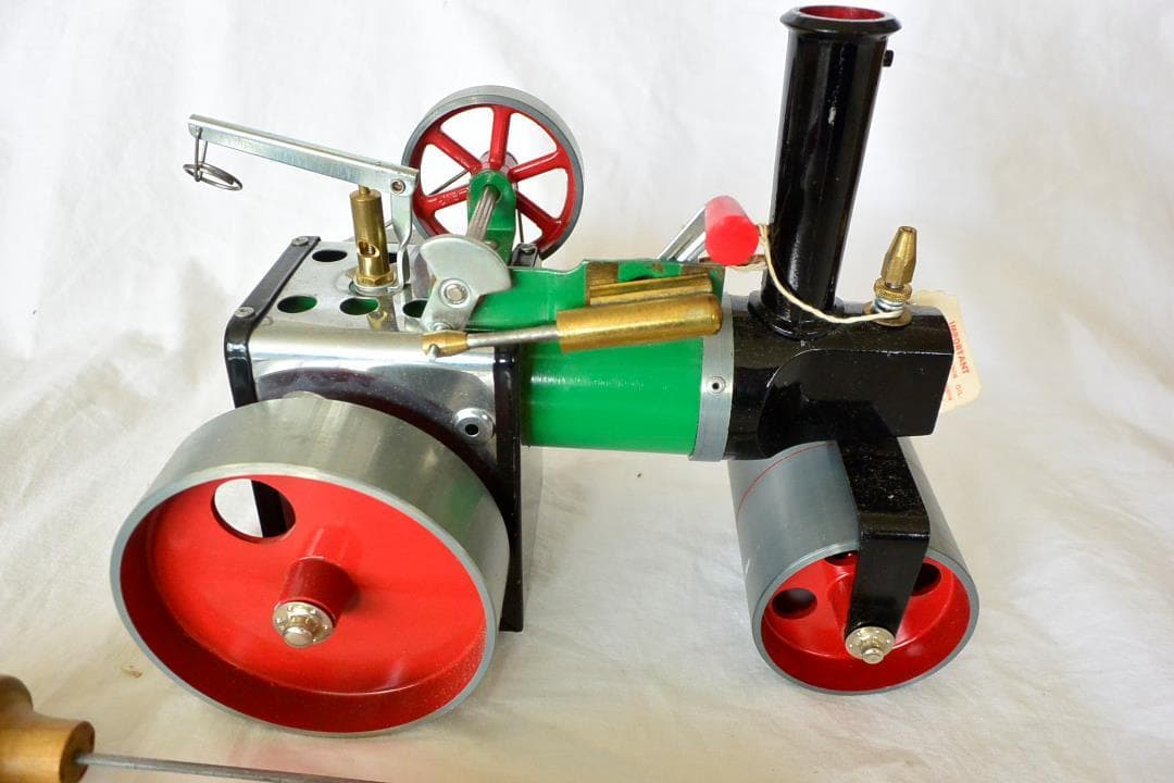 希少未使用☆Mamod社製スチームエンジン【スチームローラー】イギリス製 蒸気