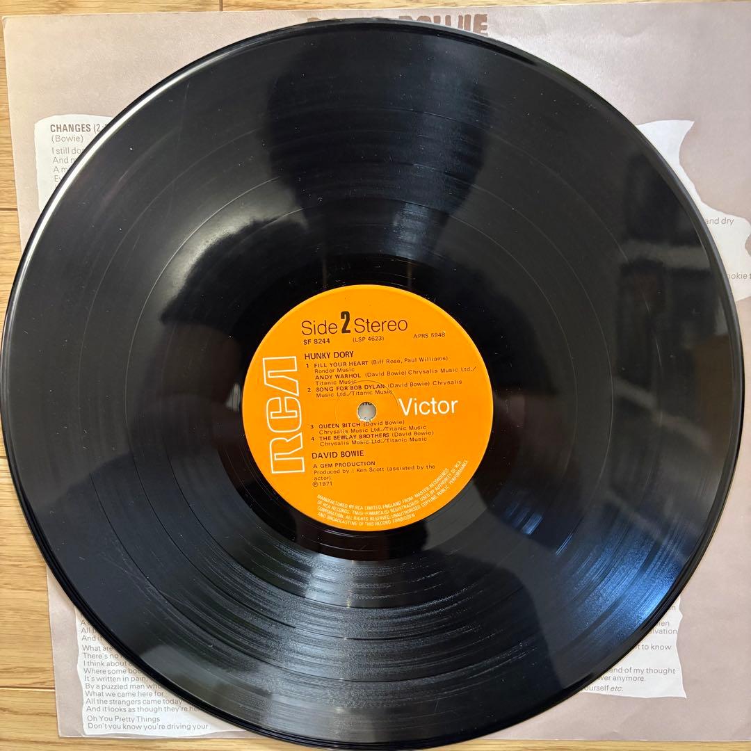 【極レア】David Bowie/Hunky Dory UKオリジ初回マト3/3