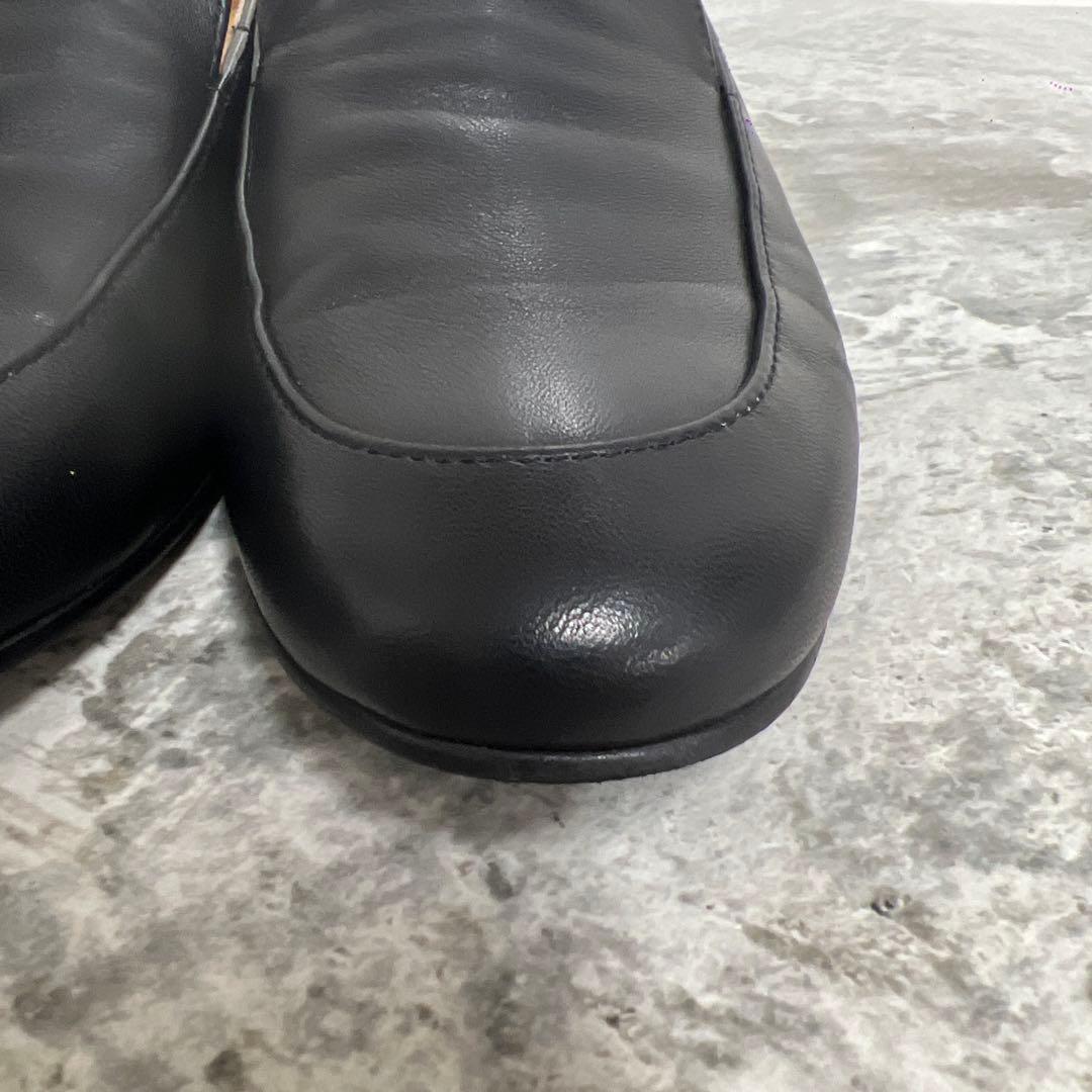 美品　SLOBE IENA スローブイエナ　黒レザー ローファー　23cm