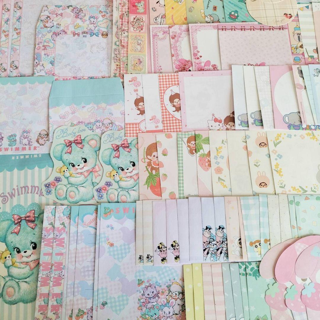 ２kg　メモ帳　マイメロ　キティ　大量　まとめ売り　サンリオ　ディズニー　マステ