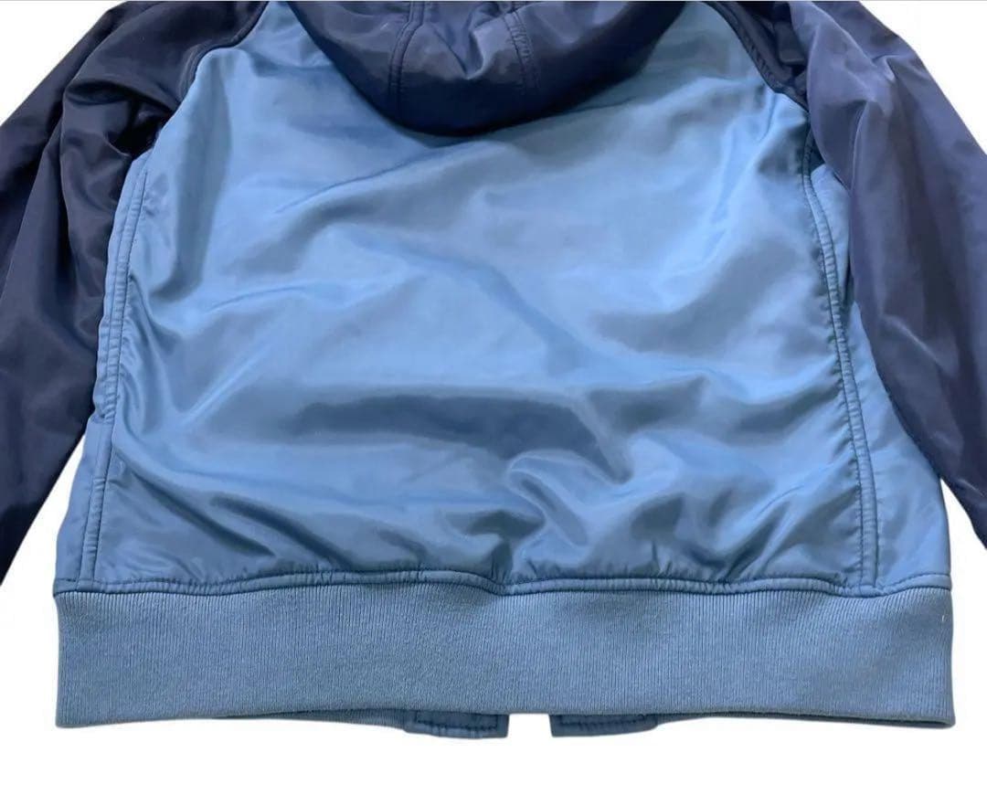 【希少】ヒステリックグラマー　ナイロン　マイクロフリース　フーデットブルゾン