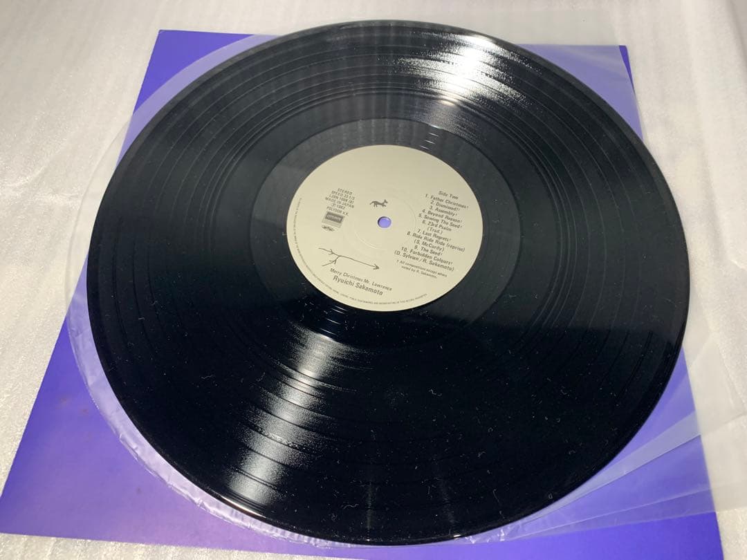 帯付き 坂本龍一 Merry Christmas Mr. Lawrence LP