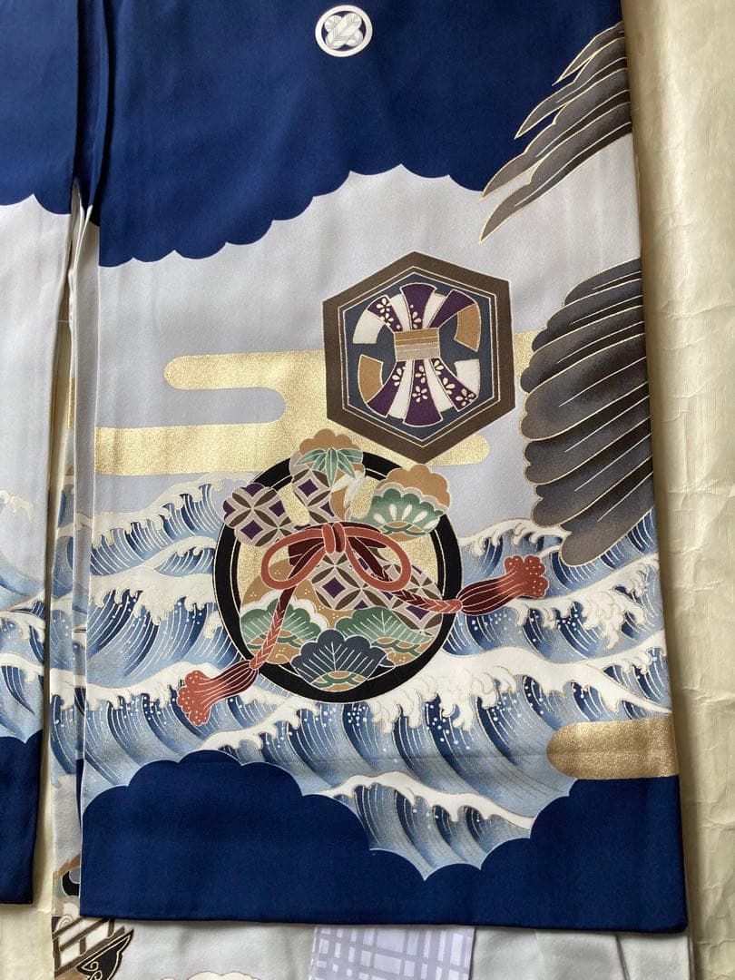 男の子　お宮参りお祝い着長襦袢セット