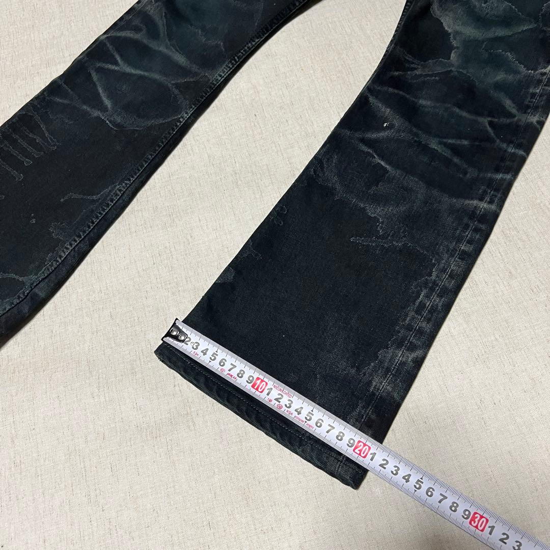 ISAMU KATAYAMA BACKLASH 加工デニム　ブラックデニム