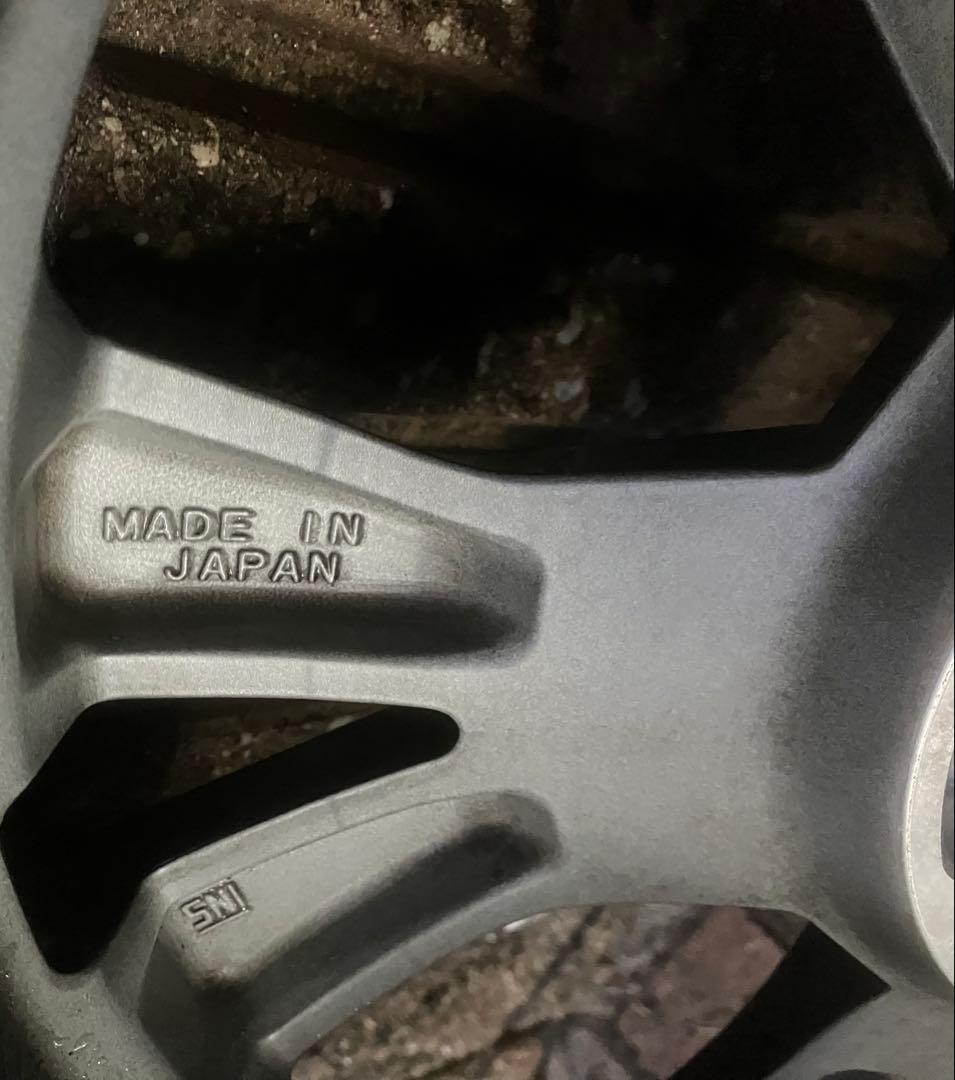 美品！フォレスター スポーツsk純正黒ホイール4本セット18インチ【タイヤ未使近