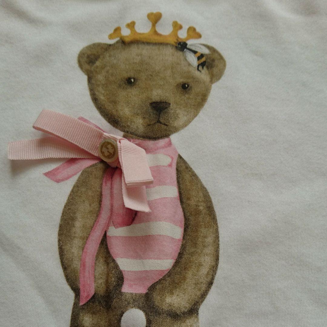 ベビーグッチ☆襟つきロンパース ベア9/12m