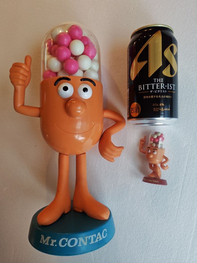 Mr. CONTAC ミスターコンタック人形「大」「小」セット　非売品