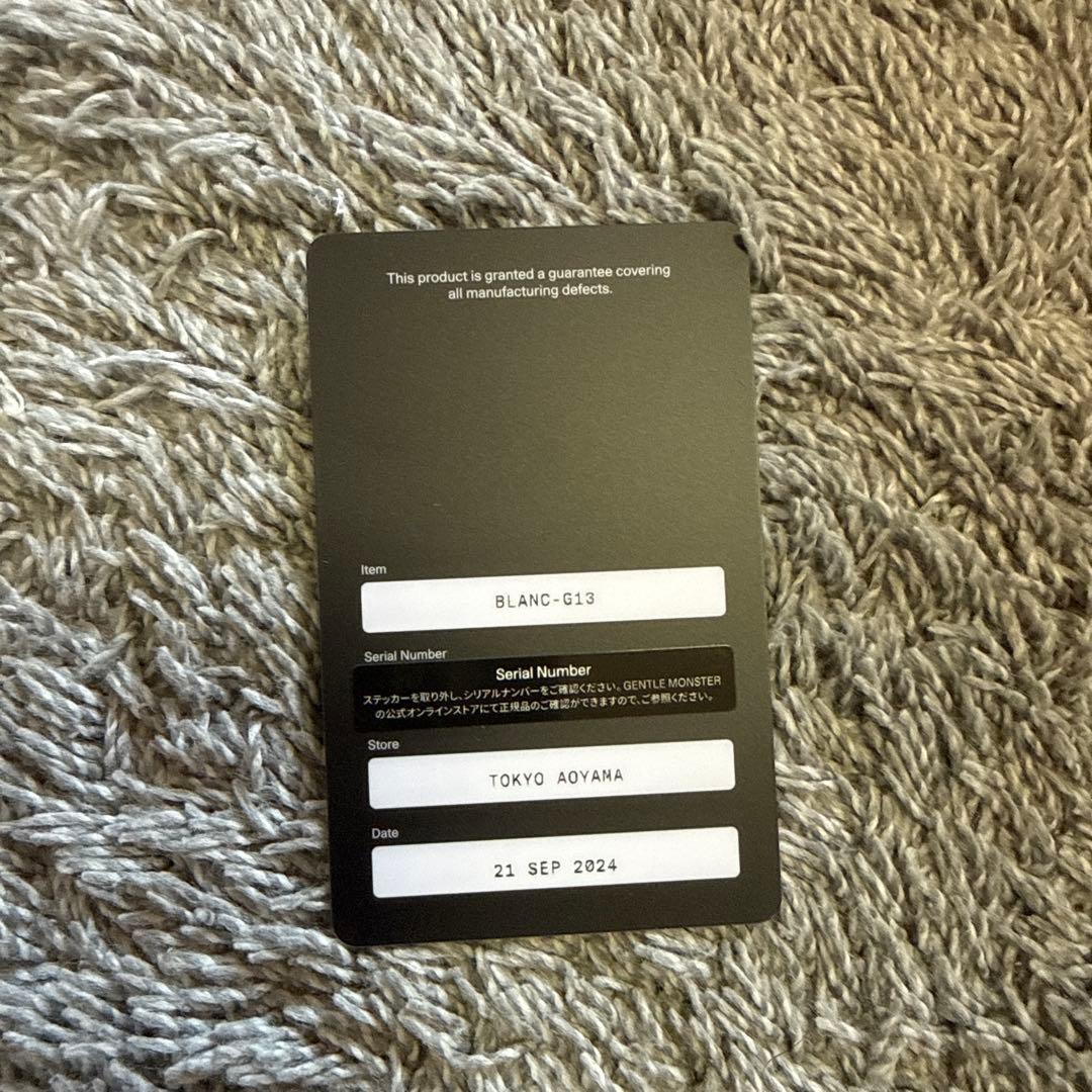 【最終値下げ】GENTLE MONSTER グレー サングラス ケース付き