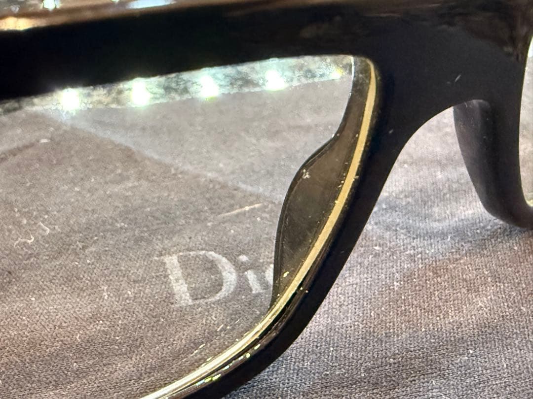 DIOR ディオール　伊達メガネ　黒縁メガネ