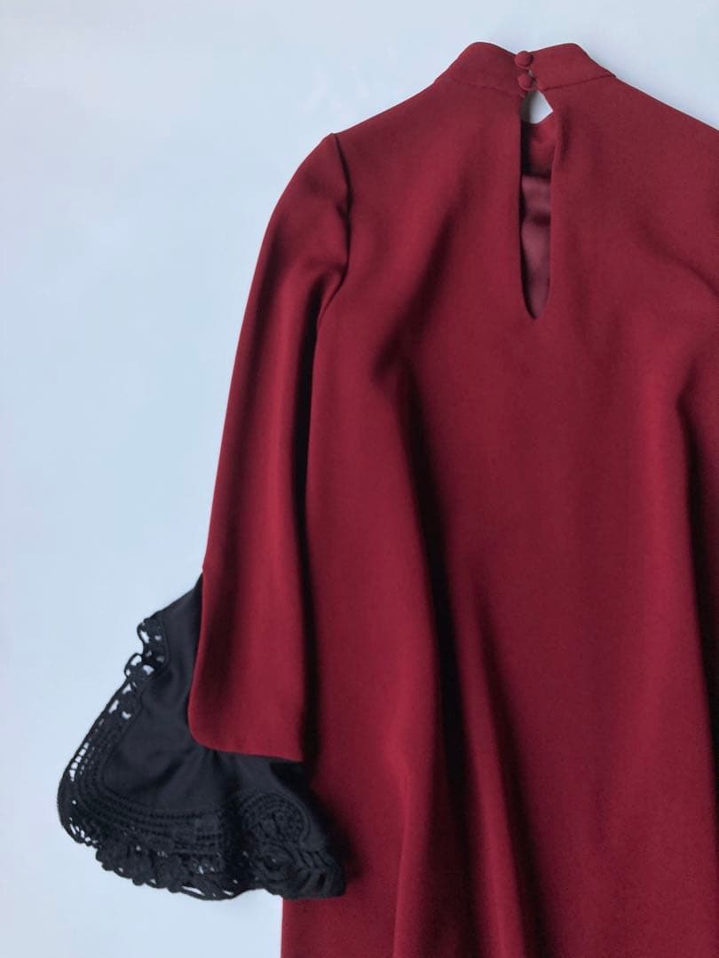 Mame Kurogouchi レース カフス ワンピース マメ