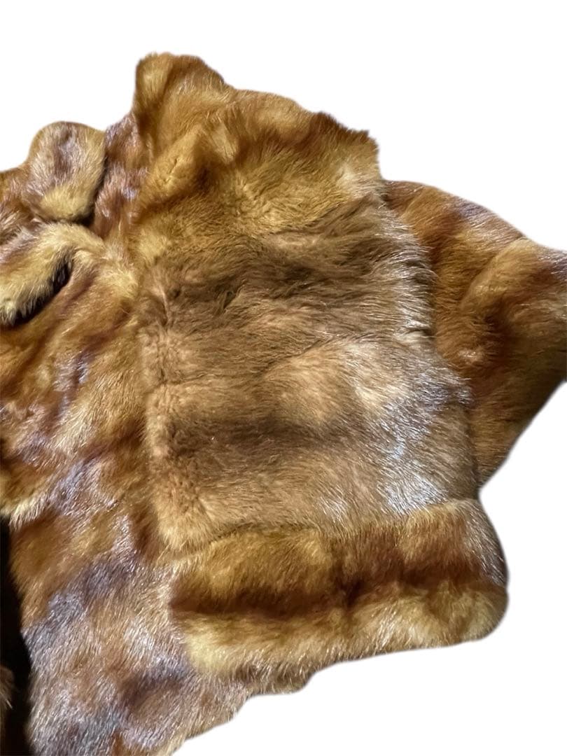 着丈2way ミンクジャケットコートケープにも