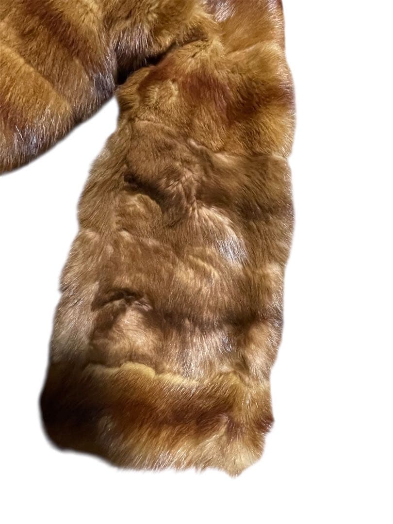 着丈2way ミンクジャケットコートケープにも