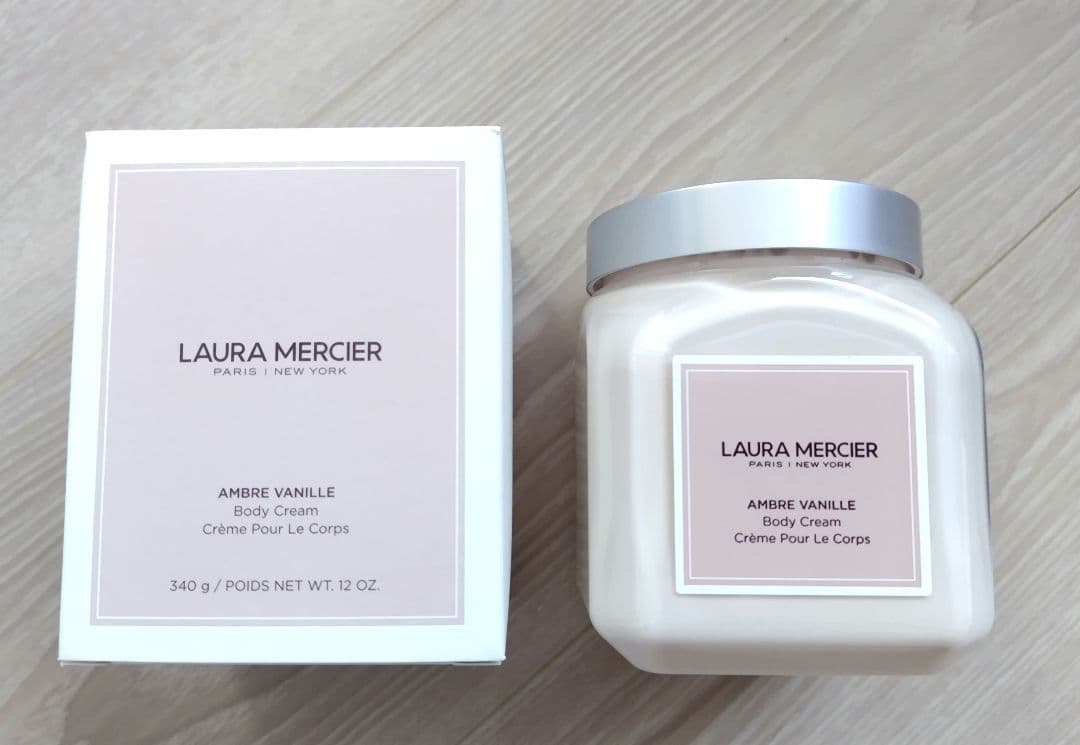 ローラメルシエ アンバーバニラ ホイップドボディクリーム 340g