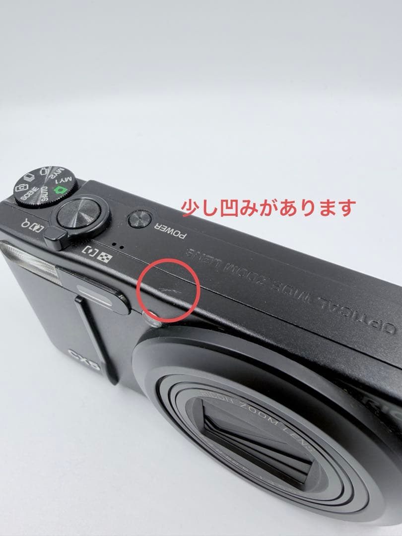 【美品】RICOH リコー CX5 BLACK デジカメ コンデジ