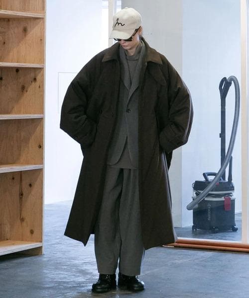 パンツ my beautiful landlet TUCK WIDE PANTS